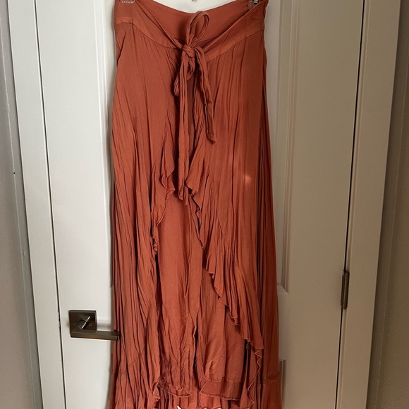 Free People pink wraps pants/skirt - Picture 11 of 15